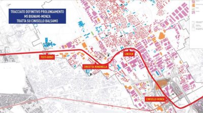 Prolingamento metropolitana M5 Cinisello Balsamo