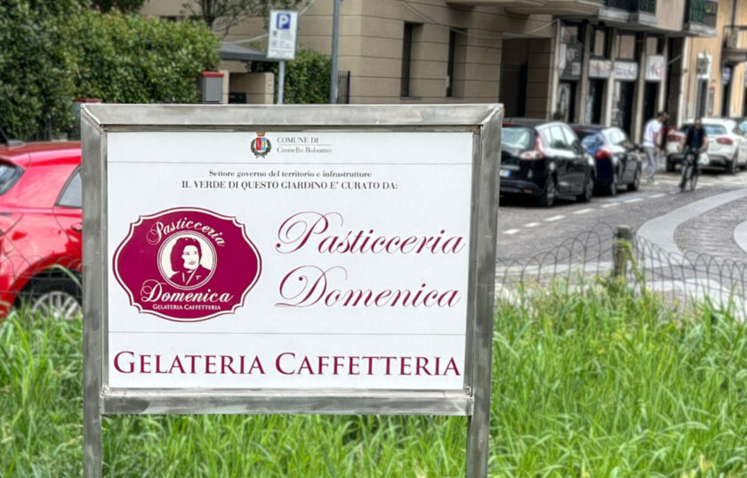 aiuola di via XXV aprile