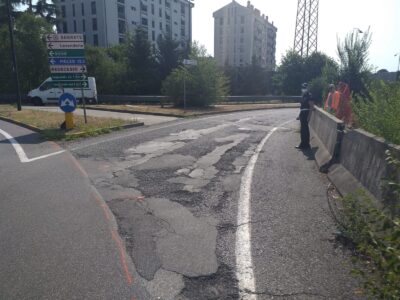 asfaltatura via Piaggio