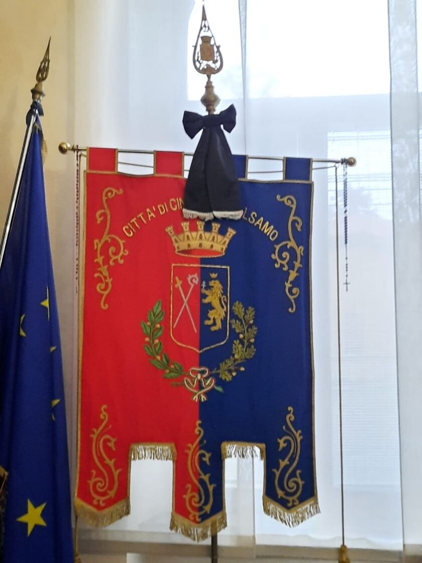 Labaro Cinisello lutto