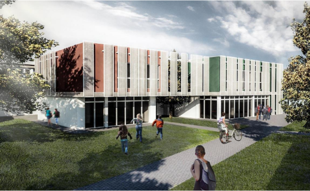 rendering scuola San Bovio