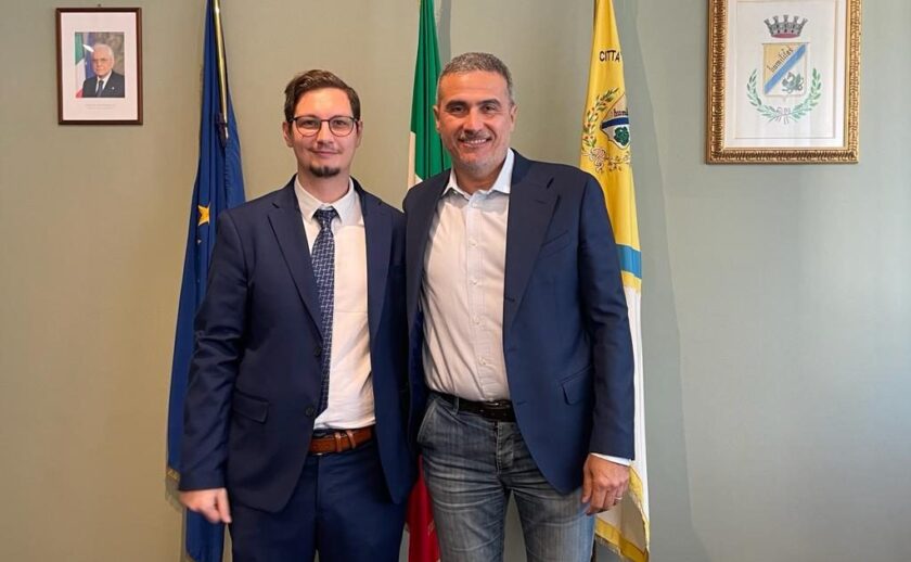 assessore Davide Lauretta e sindaco