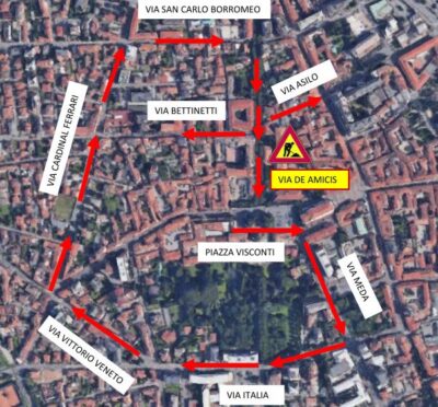 mappa rho lavori