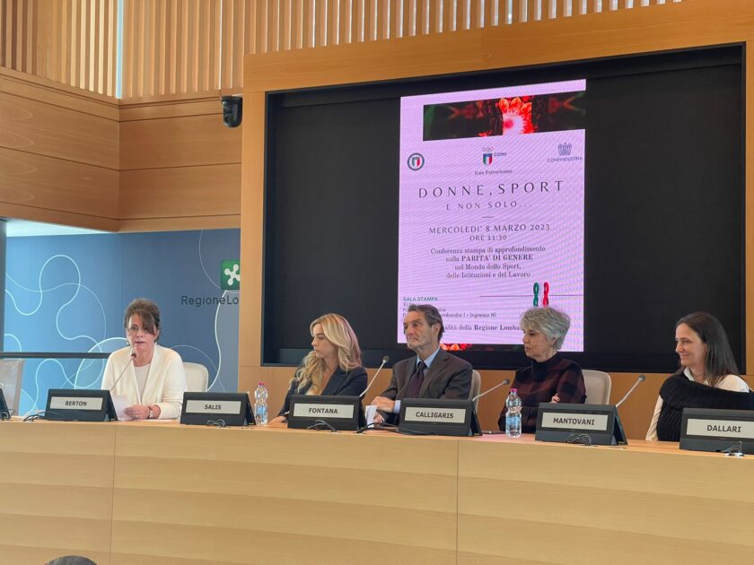 regione lombardia donne sport