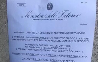 finto avviso del ministero Interno