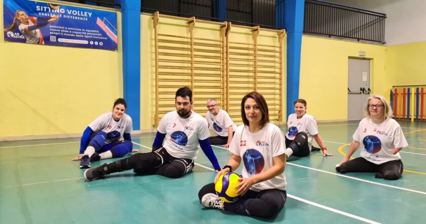 sitting volley