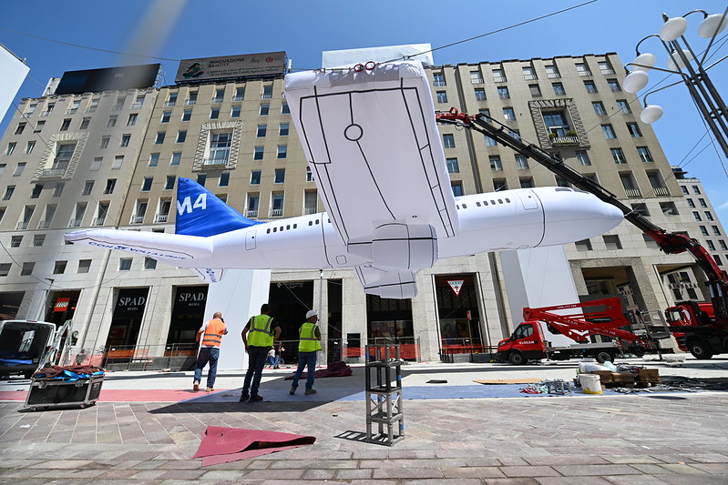 aereo piazza san babila