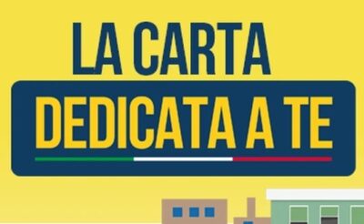 carta solidale Dedicata a te