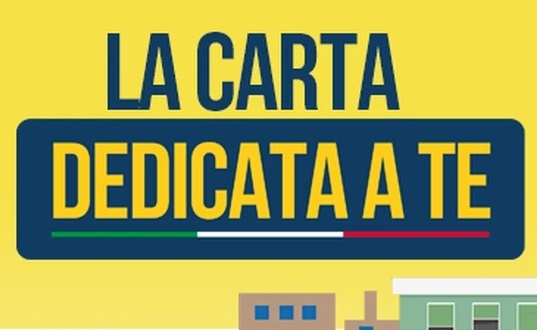 carta solidale Dedicata a te