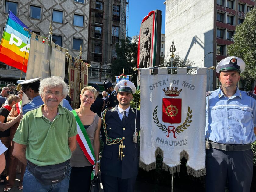 cerimonia piazzale Loreto Rho