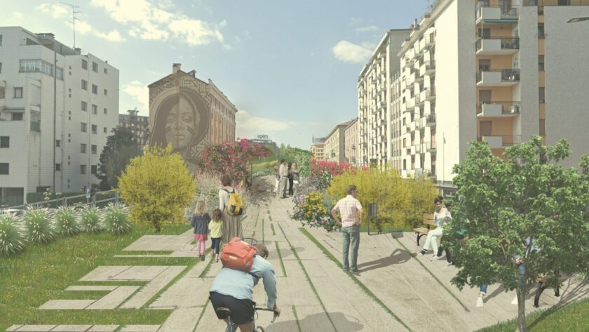 nuovo cavalcavia Corvetto rendering 01