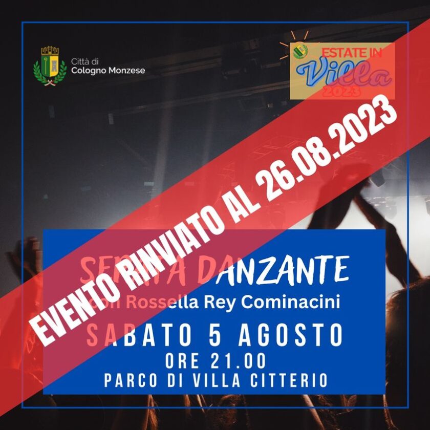 rinvio serata danzante