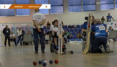 Gara di boccia paralimpica