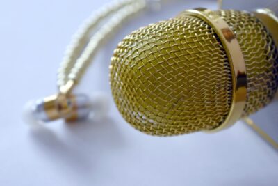 microfono d'oro