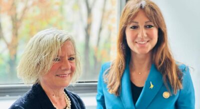 Assessore Lucchini e presidente auser Fulvia Colombini