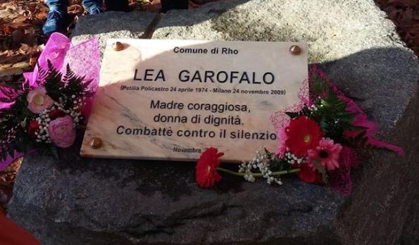 Lea Garofalo lapide