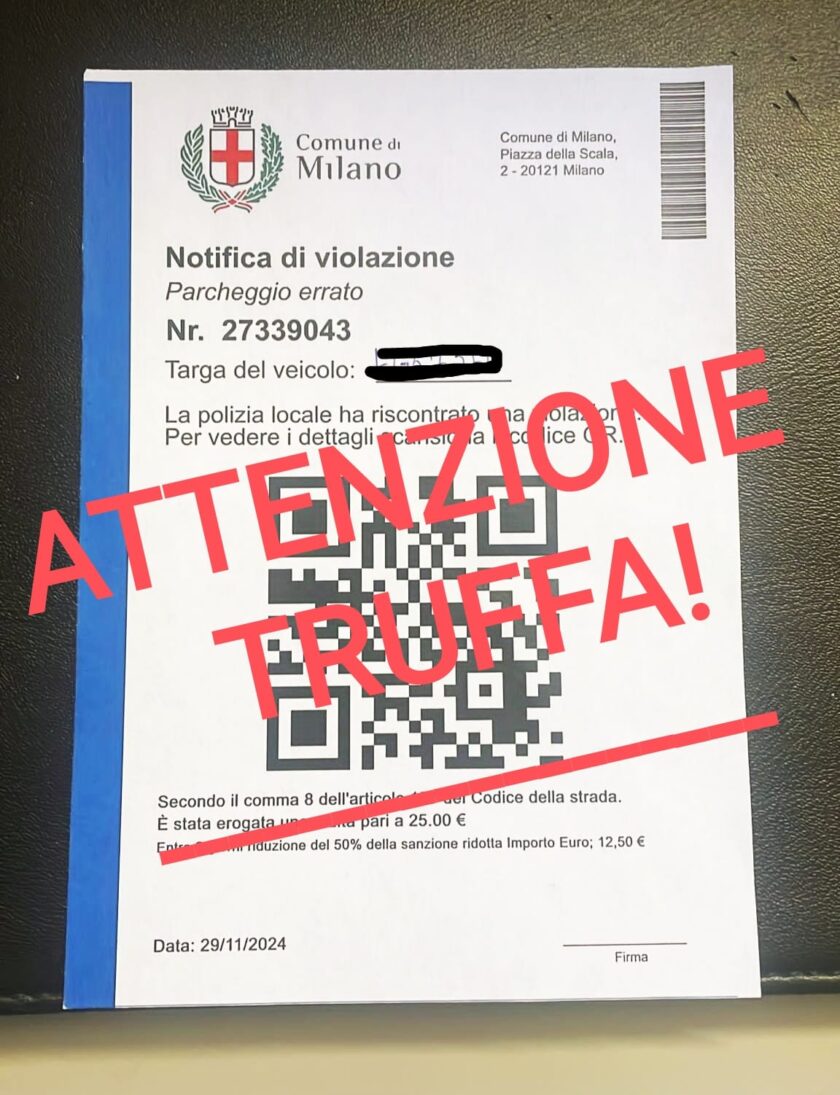 Truffa parcheggi Comune di Milano