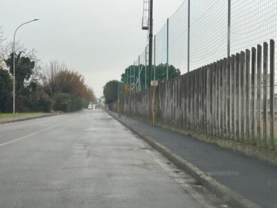 lavori san giuliano marciapiedi
