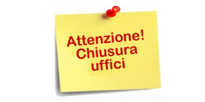 chiusura straordinaria uffici cormano