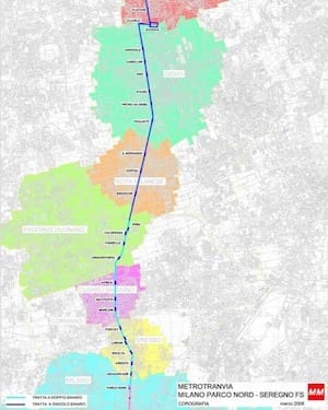 metrotranvia parco nord seregno