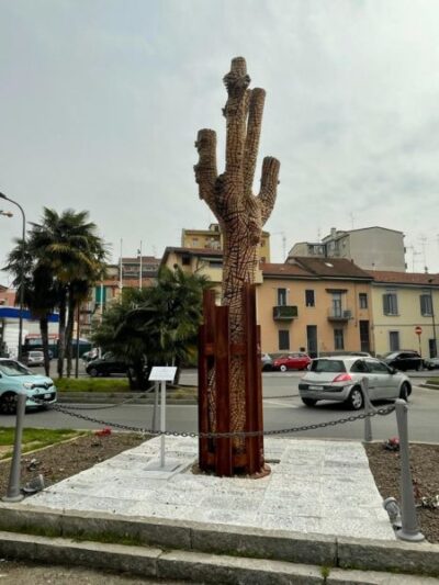 scultura covid