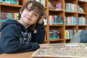 bambino lettura