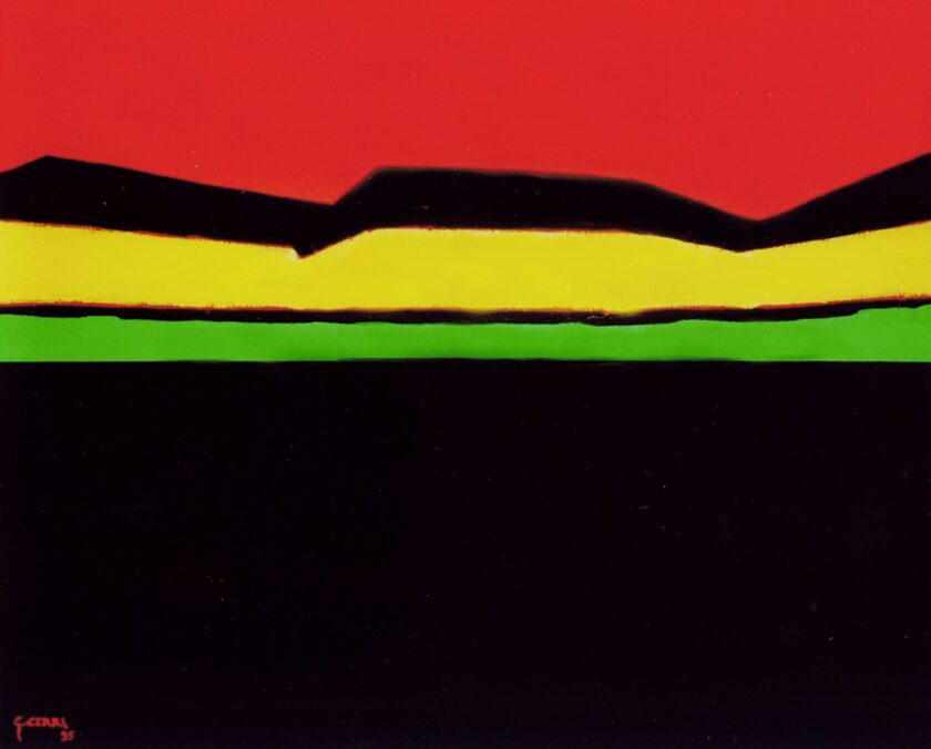 Per amore del paesaggio, 1995, olio su tela, cm. 80x100 (3)