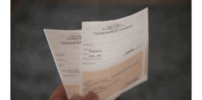 tessera elettorale elezioni