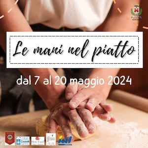 mani nel piatto