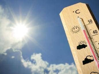 clima caldo ondata di calore