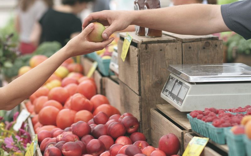 mercato bancarella