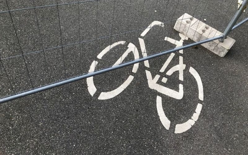 ciclabile interrotta