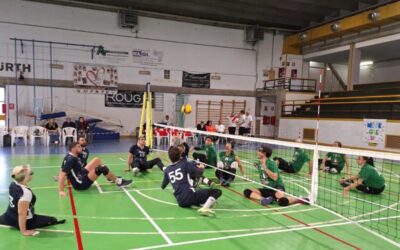 sitting volley