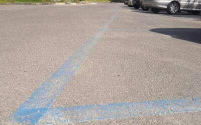 strisce blu