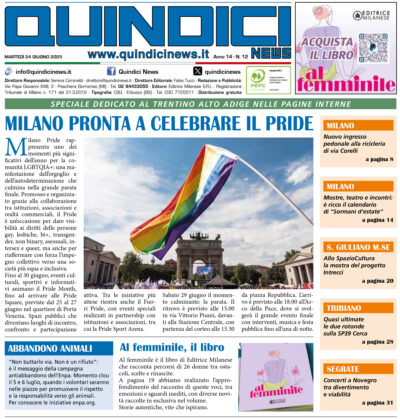 Quindici News Numero 12 del 24 giugno 2025