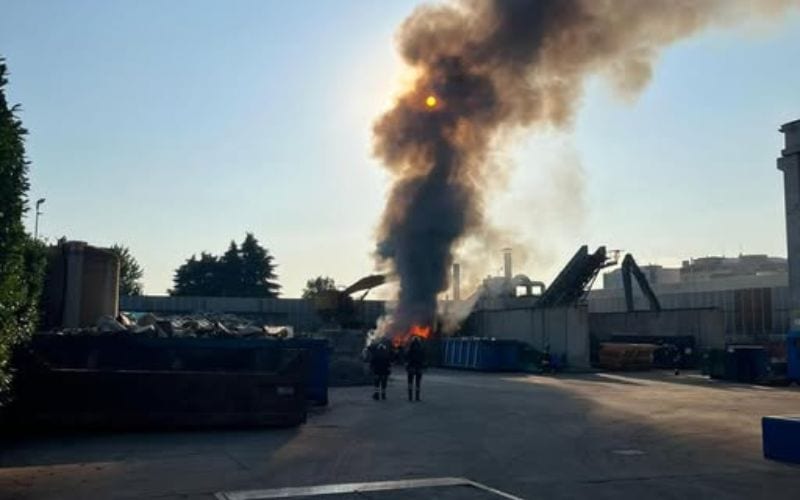 incendio vimodrone