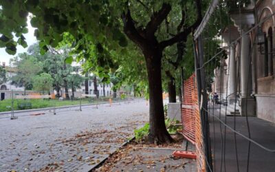 rho lavori davanti al municipio
