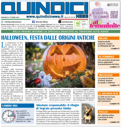 Quindici News Numero 18 del 21 ottobre 2025 Prima pagina