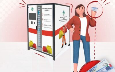 monza distributore sacchi raccolta differenziata