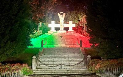 meda monumento cerimonia tricolore