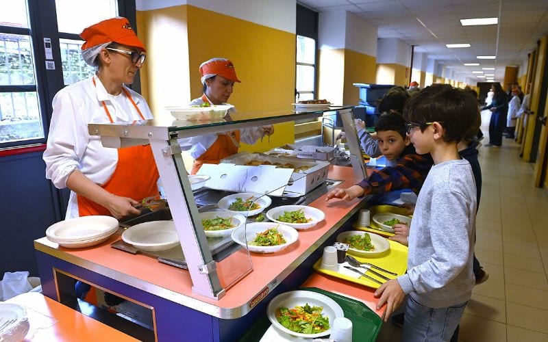 cibo mensa scolastica