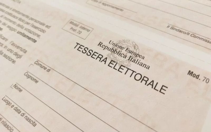 elezioni tessera elettorale