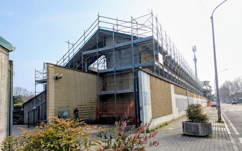 saronno cimitero via milano lavori