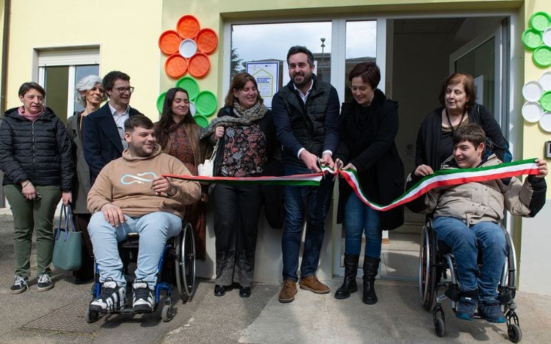 vimercate inaugurazione casa a ruota libera