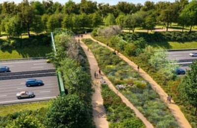 Render Il Ponte Verde Autostrada Pedemontana Lombarda
