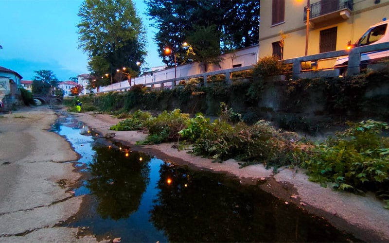 Monza Protezione Civile fiume Lambro