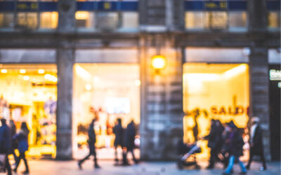 Negozio shopping saldi