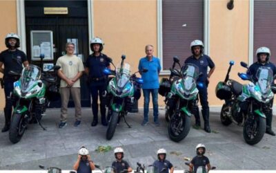 Cormano moto polizia