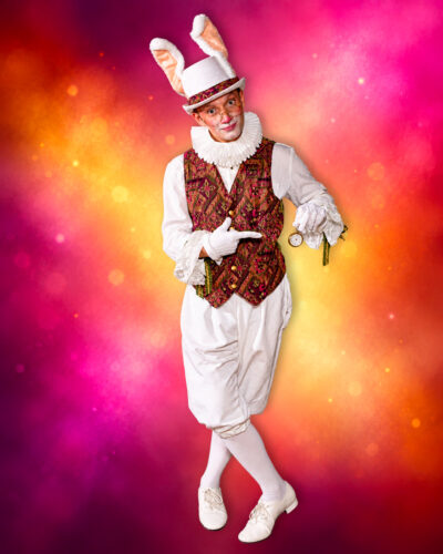 ALICE MUSICAL Bianconiglio intera no logo Matteo Trentini