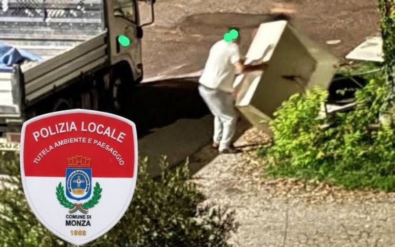 Monza abbandono rifiuti